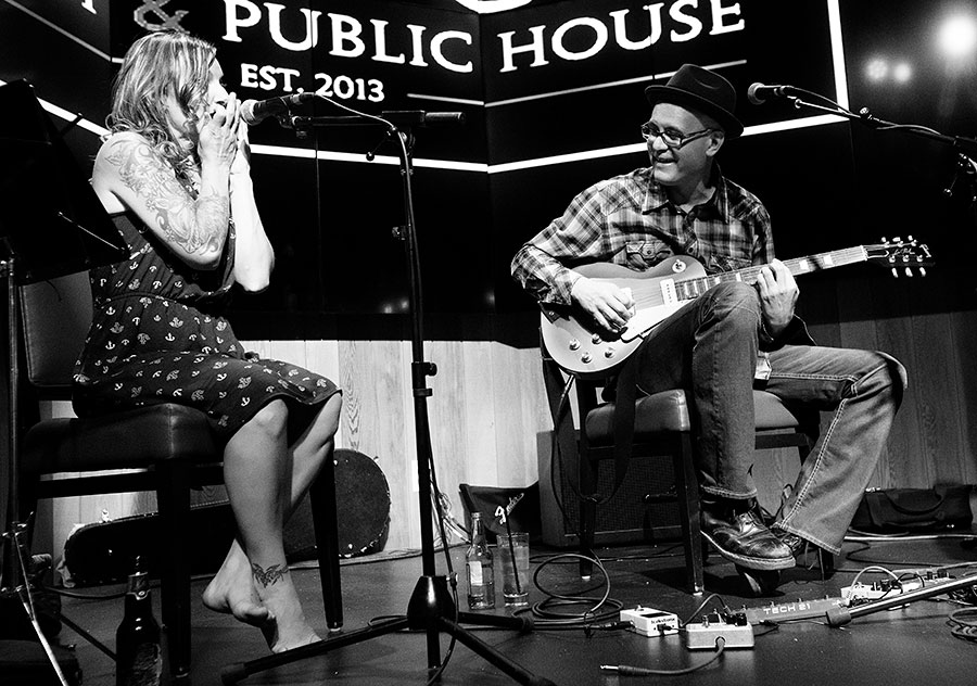 Kamloops musician Jon Treichel with Suzi Rawn