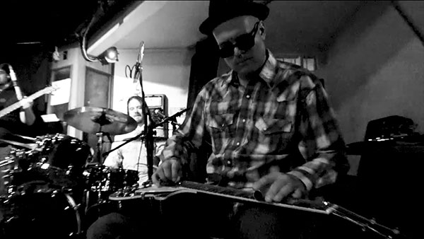 Kamloops musician Jon Treichel with Tricky Hicks